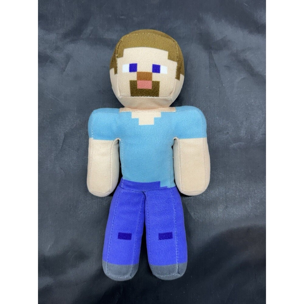 Minecraft Steve Stuffed Plush 9" Mojang Kids Toy Stuffed Animal Video Game